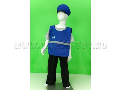 Костюм "Водитель почтовой машины" (накидка + фуражка)