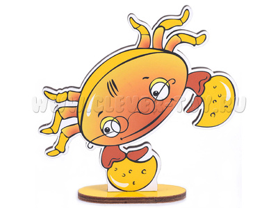 Персонаж средний "Краб Крабыч" (на подставке, крепление на Коврограф) - остатки