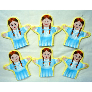 Набор рукавичек "Эмоции. Девочки" 6 шт