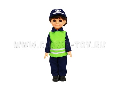Мальчик в костюме постового ДПС. 30 см