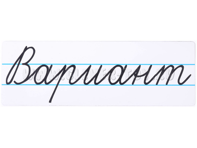 Магнитная карточка "Вариант" (фон белый)